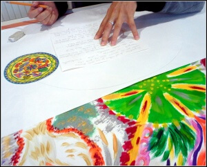 Mandala et écriture atelier créatif Eclore 2