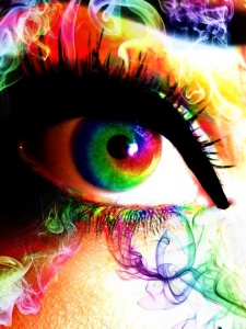 oeil spirale couleur